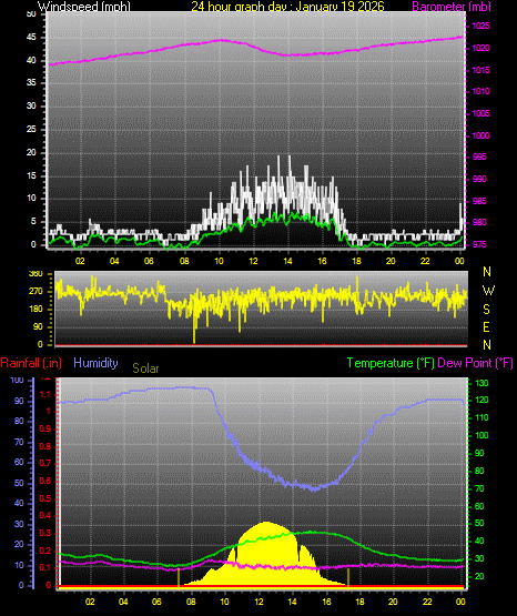 24 Hour Graph for Day 19