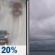 Saturday: Slight Chance Light Rain then Cloudy