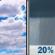 Saturday: Mostly Cloudy then Slight Chance Rain Showers